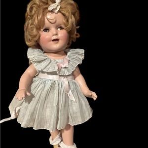 1930 ORIGINAL IDEAL SHIRLEY TEMPLE DOLL I. GOOD CONDITION 13”
